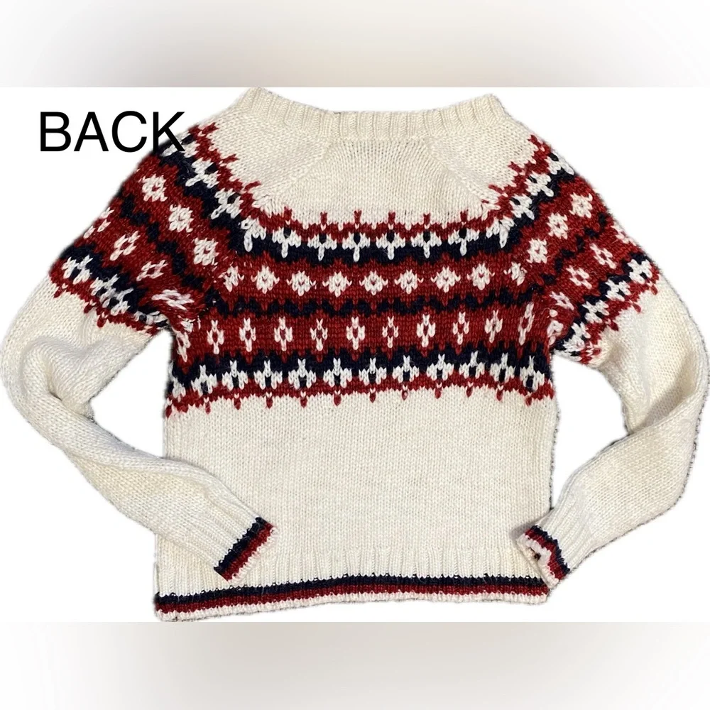 American Eagle washable Wool Sweater 🔥⛷️Great for Hitting the slopes🔥Sm/Med P - Picture 4 of 11